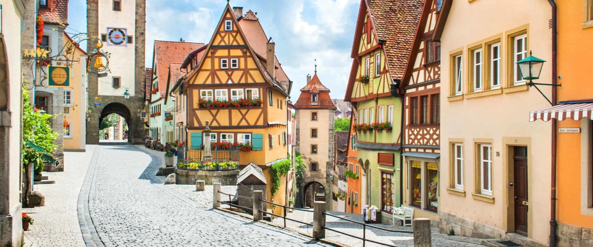 Romantische Arrangements im Prinzhotel Rothenburg ob der Tauber – historische Altstadt mit Fachwerkhäusern