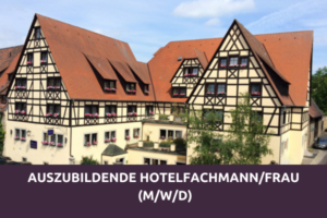 Fachwerkgebäude des Prinzhotels Rothenburg ob der Tauber – Ausbildungsplatz Hotelfachmann / Hotelfachfrau (m/w/d)