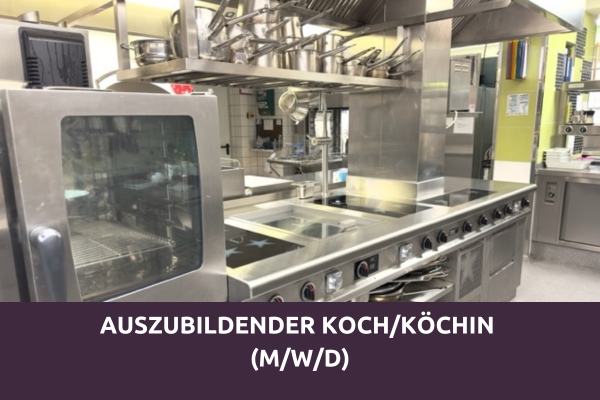 Moderne Profiküche mit Edelstahlgeräten – Ausbildung Koch/Köchin (m/w/d) im Prinzhotel Rothenburg